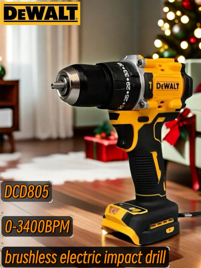 DeWalt DCD805 Power Tool Electric Drill 20V Brushless Cordless Screwdriver Impact WrenchCompact Drill Drill/Driver Power Tools