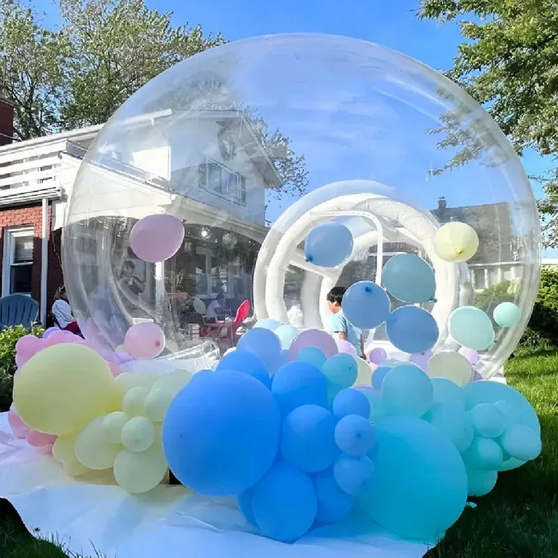 2.5M/3M/3.5M Inflatable Castle Bubble House With Blower Clear Dome Tent Wedding Party Event Photography backdrop Kids toy gift