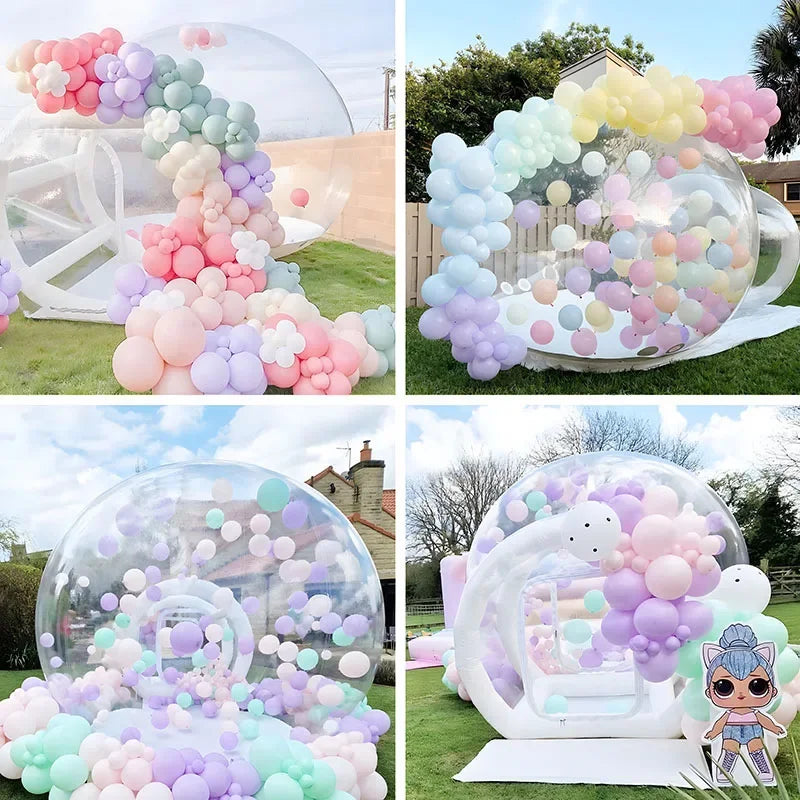 2.5M/3M/3.5M Inflatable Castle Bubble House With Blower Clear Dome Tent Wedding Party Event Photography backdrop Kids toy gift