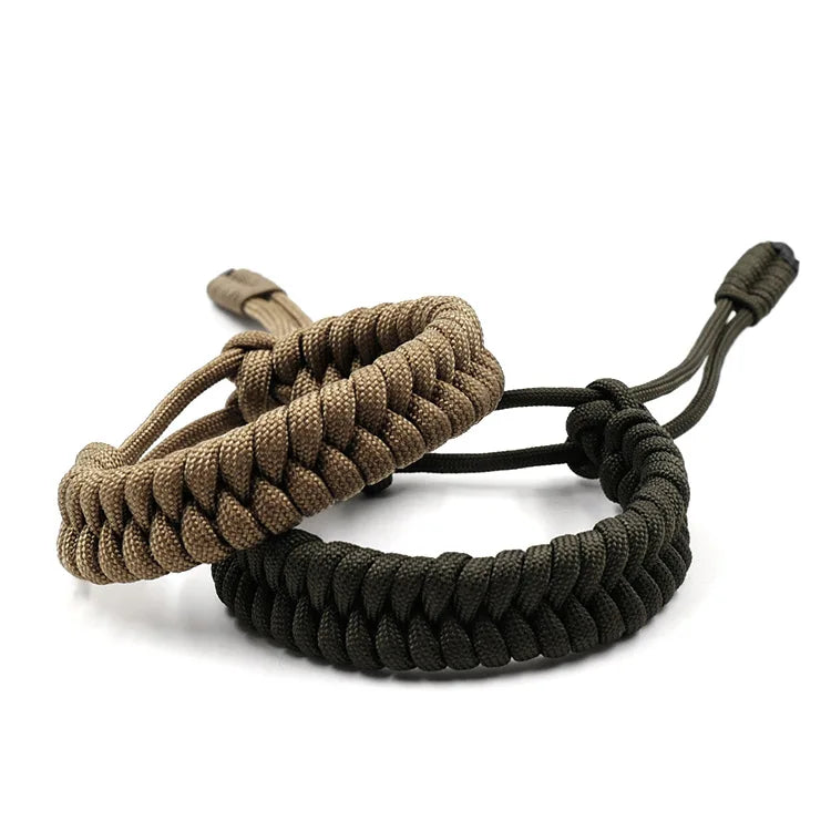 Outdoor Adjustable Bracelet Camping Survival 7 Core Paracord Bracelet Men Sports Parachute Cord Bracelet Men