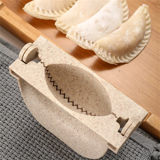 New DIY Dumplings Maker Wheat Straw Dumpling Mold Dumpling Wrapper Gadget Dumpling Clips Pastry Baking Molds Kitchen Accessories