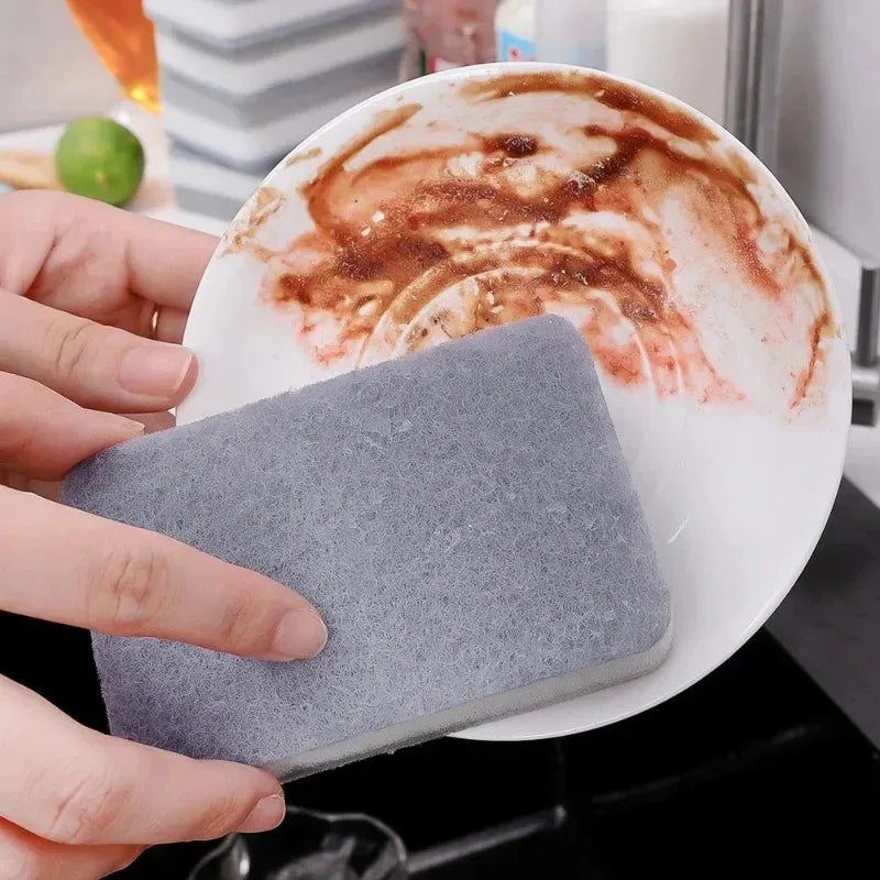 1/30pcs Dishwashing Sponge Reusable Washable Sponge Kitchen Scouring Pad Double-sided Sponges For Washing Dishes Kitchen Gadget