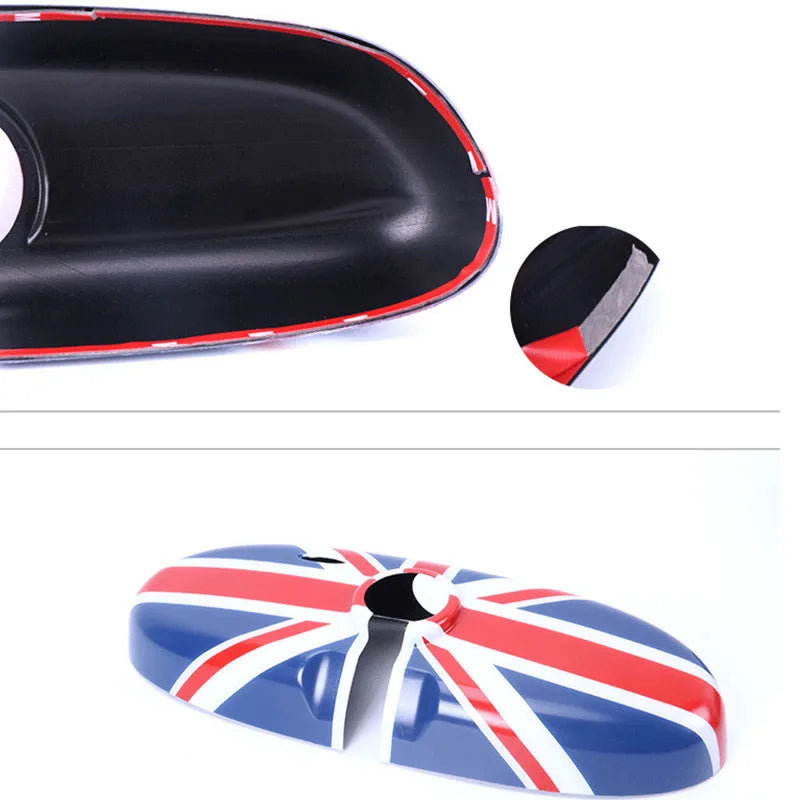 Car Interior Rear View Mirror Cover For MINI One Cooper S JCW R50 R52 R53 R55 R56 R57 R60 F54 F55 F56 F57 F60 Auto Accessories