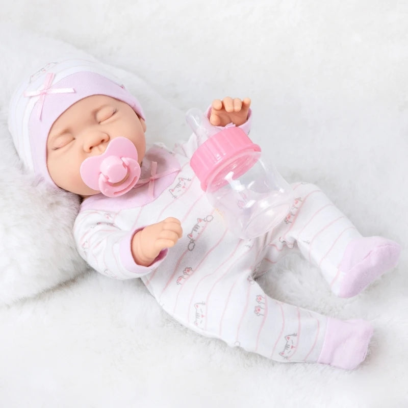 12in Baby Dolls Reborns Doll Nurturing Doll Realistic Handmade Full Body Silicone Reborns Popular Parenting Game Gift