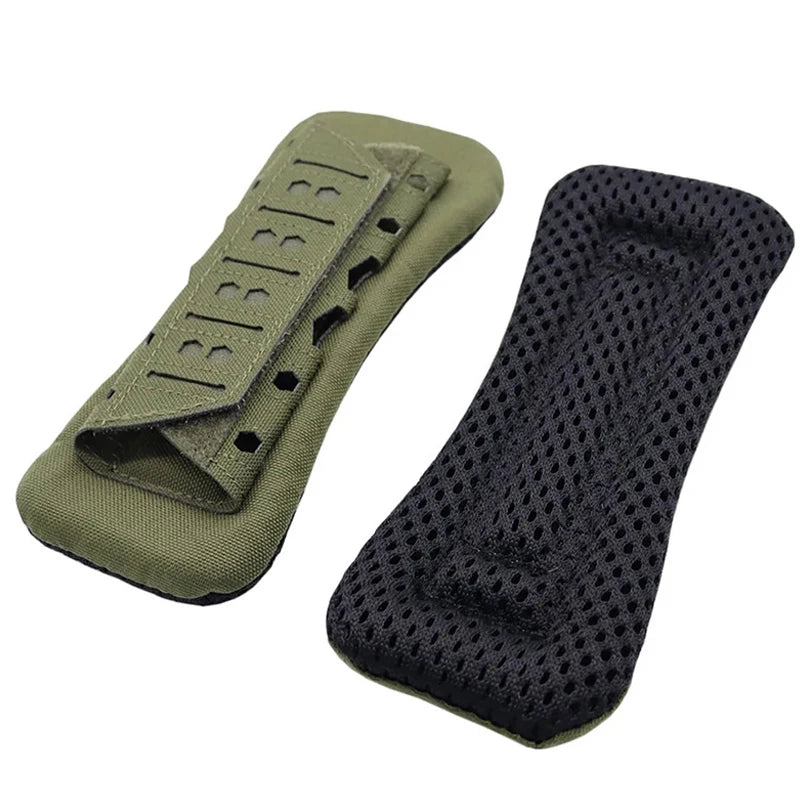 Tactical Shoulder Pad Strap Vest Comfort Cushion Laser Cutting Pad Nylon Mesh Protect Pads Molle For Hunting Vest Accessory