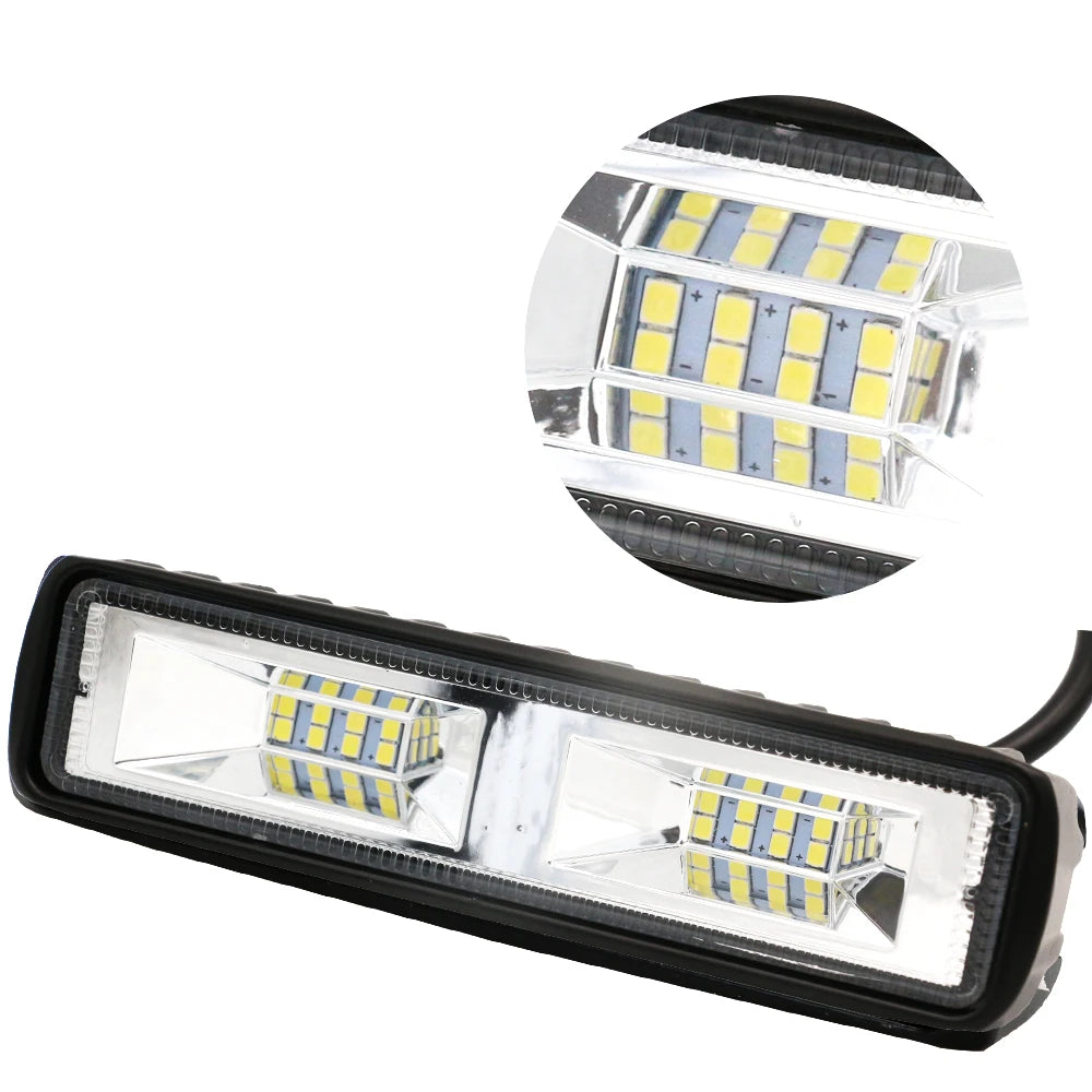 Aluminum Alloy Led Working Headlights Light 12-24v For Led Headlights For 4x4 Led Bars For Vehicles 24v Led Car Light