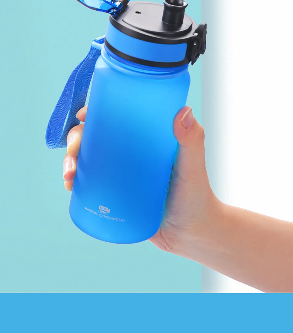 350ML Sport Water Bottle With Time Marker Girl Kids Portable Leakproof Eco-friendly No Smell Tritan Plastic Drinkware BPA Free