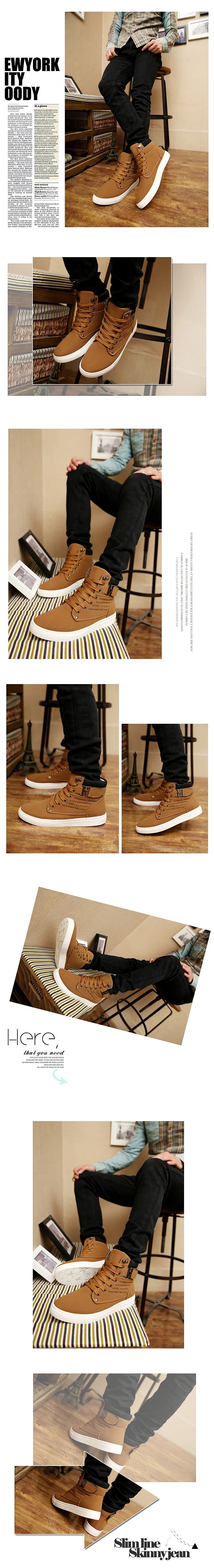 2024 Fashion Men Casual Shoes High Top Canvas Shoes Sneakers Man Lace-Up Breathable Trainers Men Baskets Basic Flats Shoes