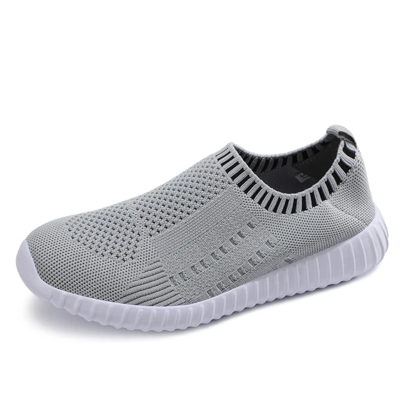 Women Sneakers Mesh Breathable Casual Tennis Shoes for Women Outdoor Walking Shoes Slip on Comfortable Lightweight Running Shoes