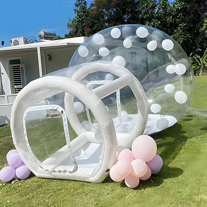 2.5M/3M/3.5M Inflatable Castle Bubble House With Blower Clear Dome Tent Wedding Party Event Photography backdrop Kids toy gift