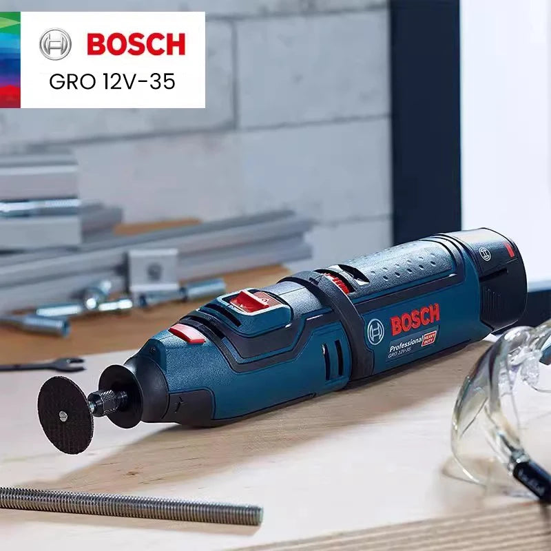 Bosch GRO 12V-35 Cordless Grinder 12V Electric Rotary Multi-Purpose Tool for Engraving Sanding Polishing Drilling Power Tools