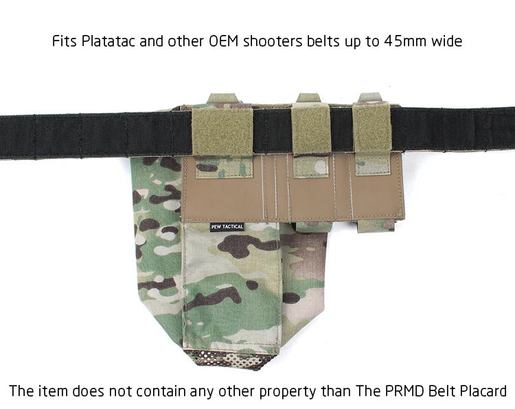 PEW TACTICAL PRMD Belt Placard Airsoft Magazine clip bag P066