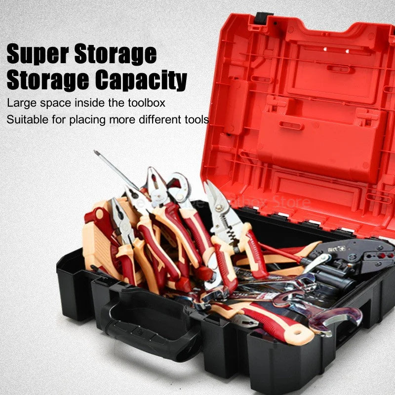 Multifunctional Tool Box Plastic Stacked Toolbox Organizer Suitcase Tool Storage Hard case Portable Large Capacity Toolbox