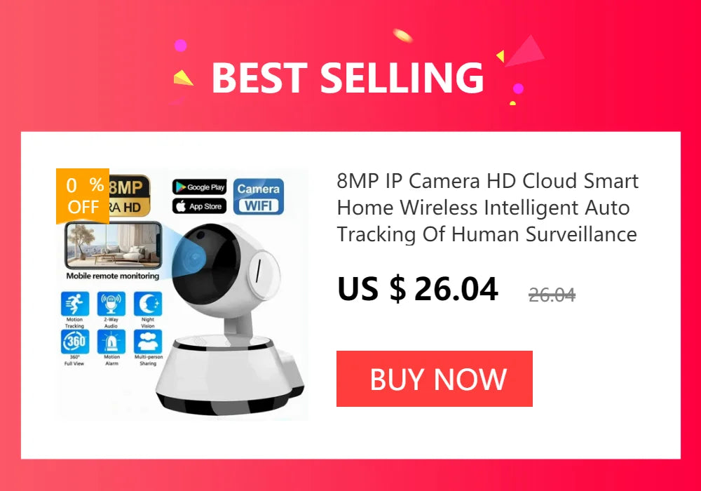 8MP 4K Dual Lens WiFi IP Camera Night Vision Ai Human Detect PTZ Outdoor Video Camara Wireless CCTV Security Protection Camera