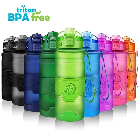 ZORRI Sports Water Bottle Protein Shaker Bpa Free Eco-Friendly Portable Gym Hiking Drinkware Bottle Gourde Botella De Agua