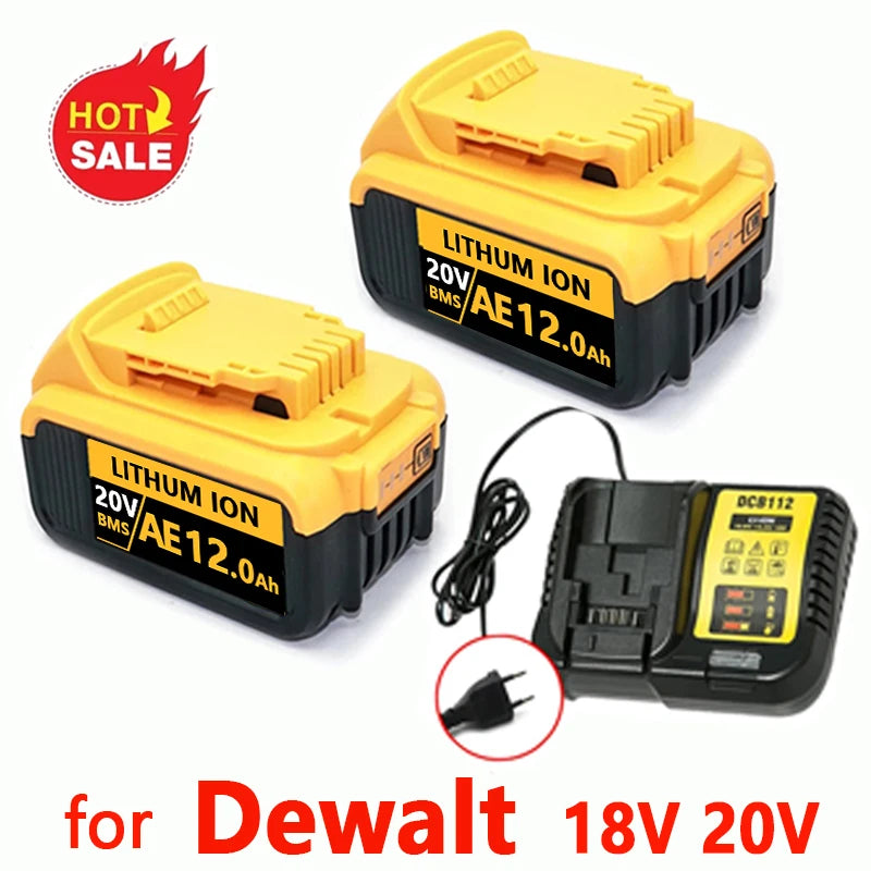 battery for Dewalt 18V 20V power Tools rechargeable electric tool Accessories Lithium batteries Replace DCB200 DCB184