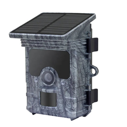 SunGusOutdoors 4K 46MP Solar Powered Wildlife Game Trail Camera Traps with WiFi App, Waterproof IP66 for Hunting, Home Security