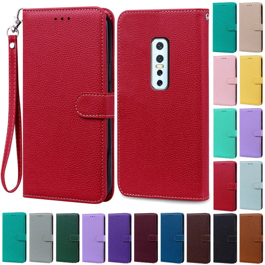 For Vivo V17 Pro Case Silicone Wallet Flip Leather Case For Vivo V17 Pro Phone Case With Card Holder Book Cover Fundas