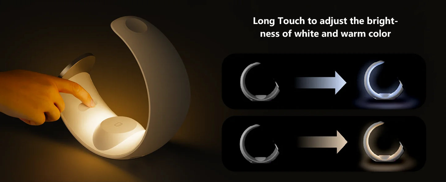 Wireless Charger MagSafe Air Pods Apple Watch Phone Holder RGB Moon For iPhone Samsung iWatch Night Light Bedroom Home Office