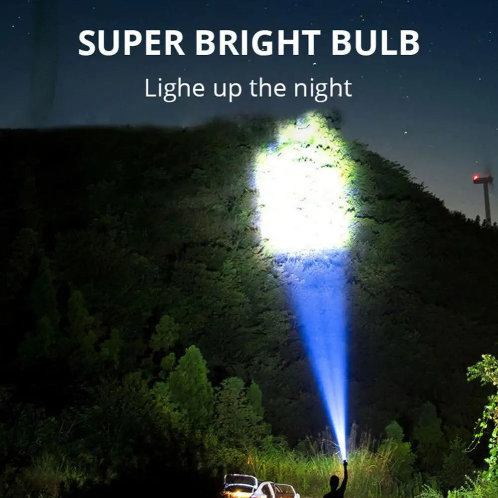 Light High Quality 18650 Battery Usb Charging Led Waterproof Camping Hand Lamp Outdoor Flashlight Super Bright Flashlight Lamp