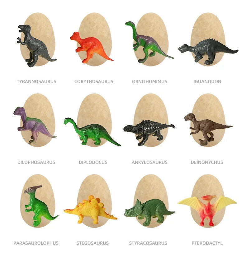 12PCS Archaeological Excavation Dinosaur Egg Fossil Puzzle DIY Dinosaur Egg Multiplayer Party Gift Toy Children's Science Mining