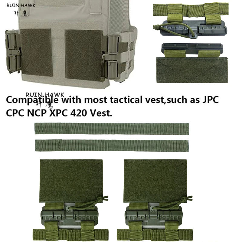 Quick Release Buckle Military Tactical Vest Accessories Molle Detachable Buckle Set JPC 6094 NPC