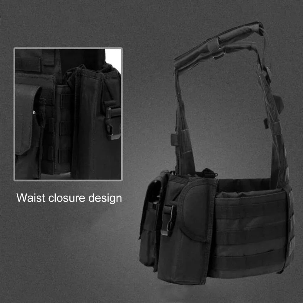 Nylon Tactical Vest Body Armor Hunting Carrier Airsoft Accessories Men Combat MOLLE Camo Hunting Vest Outdoor CS Hunting