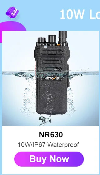 Retevis RT86 10W Walkie Talkie Long Range Communication Radios Walkie-talkie Professional Communicator Two-way Radio Long Reach