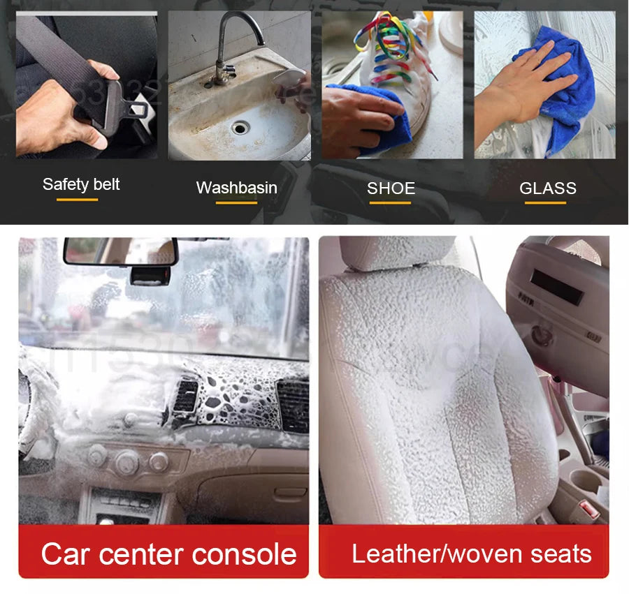 Multi-Purpose Foam Cleaner, Rust Remover, Cleaning Car, House Seat, Car Interior Accessories, Home Kitchen Cleaning Foam Spray