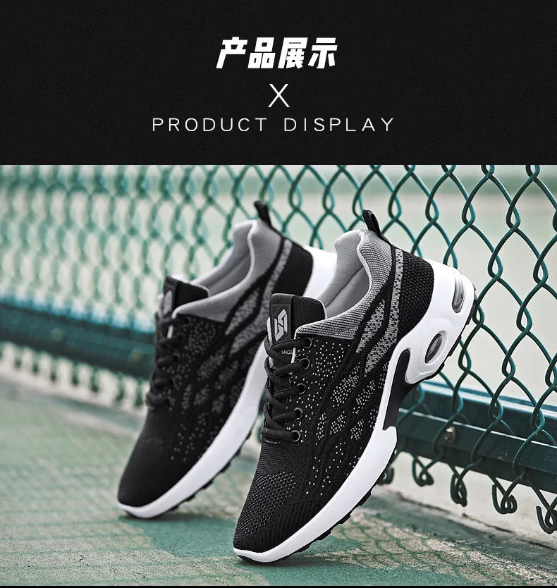 Hot New men Shoes trend men's shoes breathable lace-up running shoes Korean version light casual sports shoes