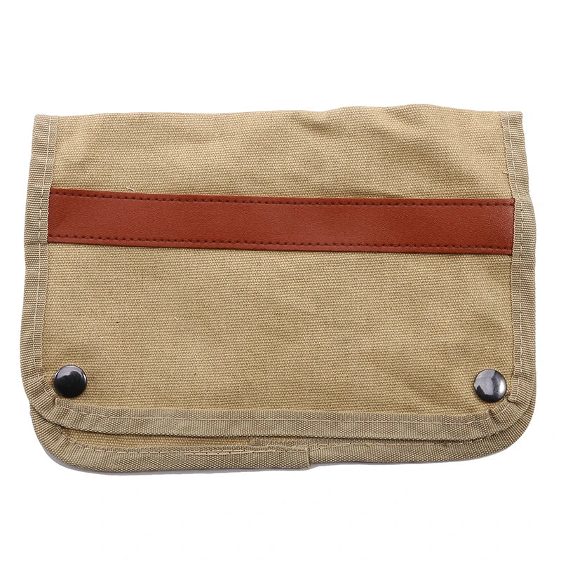 Camping Chair Armrest Storage Bag Canvas Folding Chair Organizer Side Pocket Pouch Bag for Outdoor Camping Picnic Fishing Bag