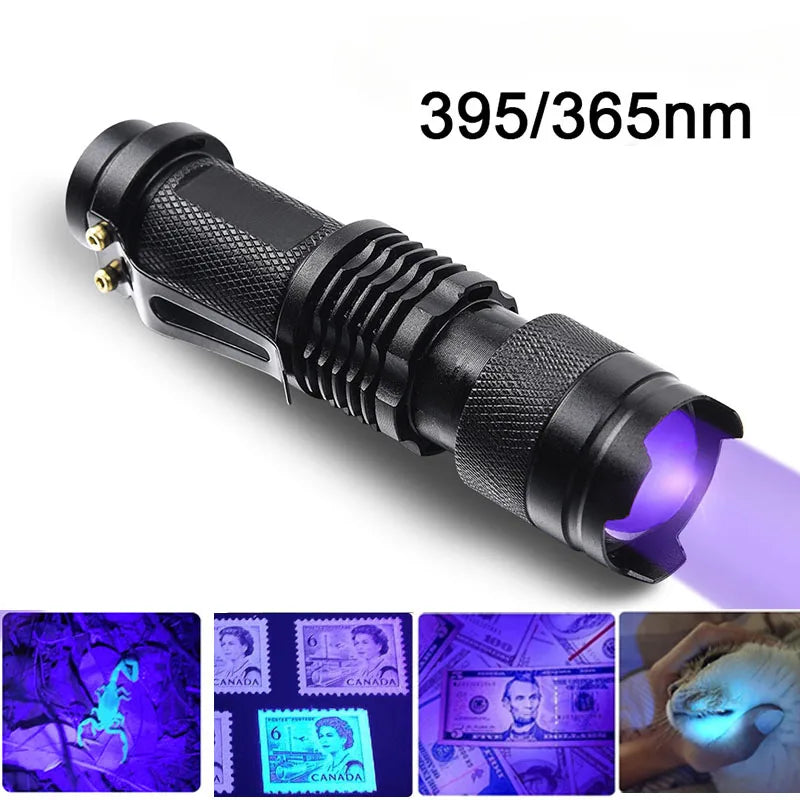 300Lumens 7W Waterproof Lanterna Zoomable Led Flashlight Red Light Torch 3Mode Penlight Portable Led Lights for AA/14500 battery