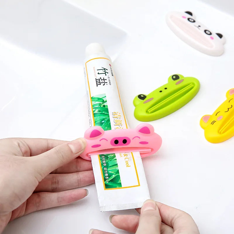 Kitchen Accessories Bathroom Multi-function Tool Cartoon Toothpaste Squeezer Kitchen Gadget Useful Home Bathroom Decoration