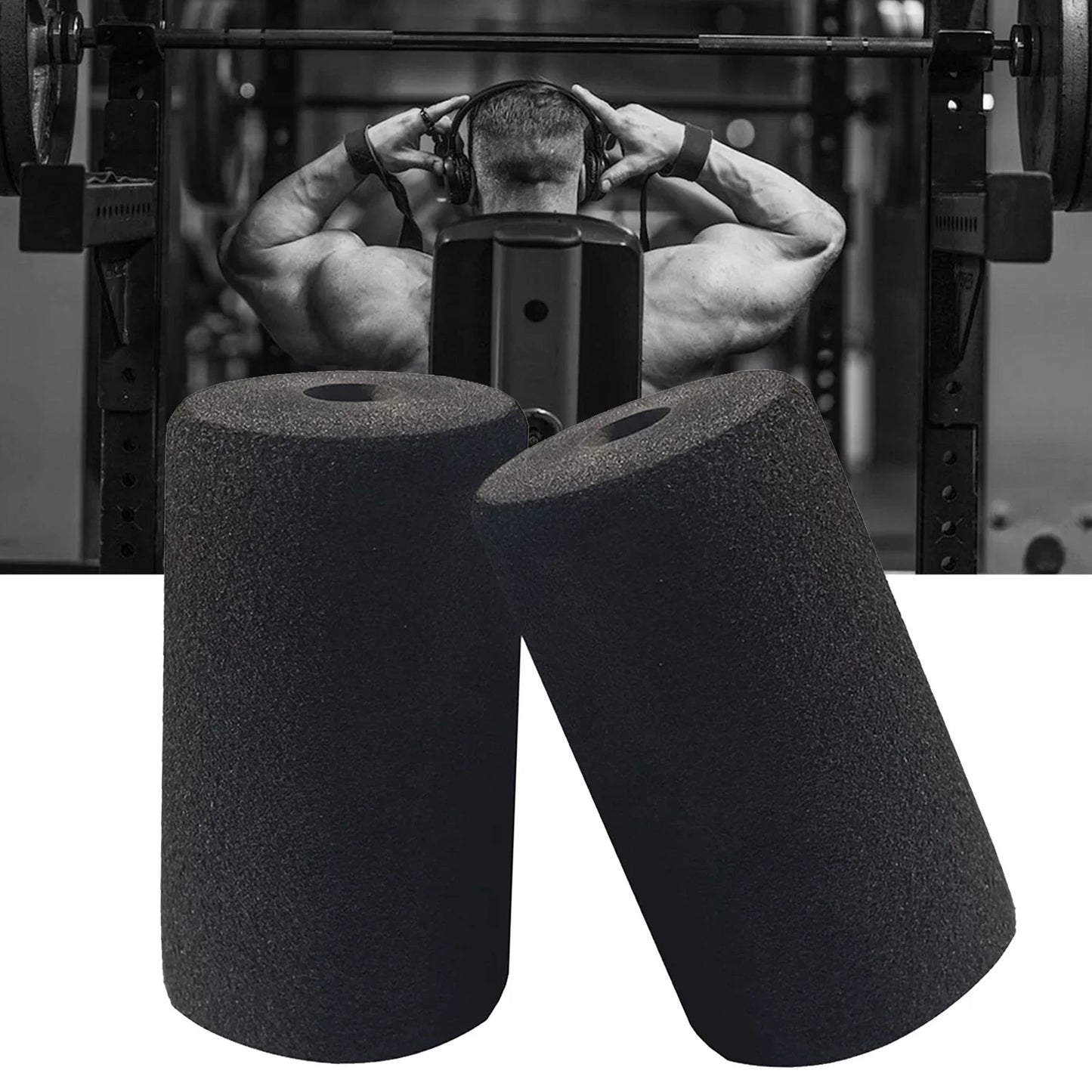 Foot Foam Pads Rollers Replacement Parts Portable Fitness Equipment For Leg Extension For Machine Tube Legs Weight Bench