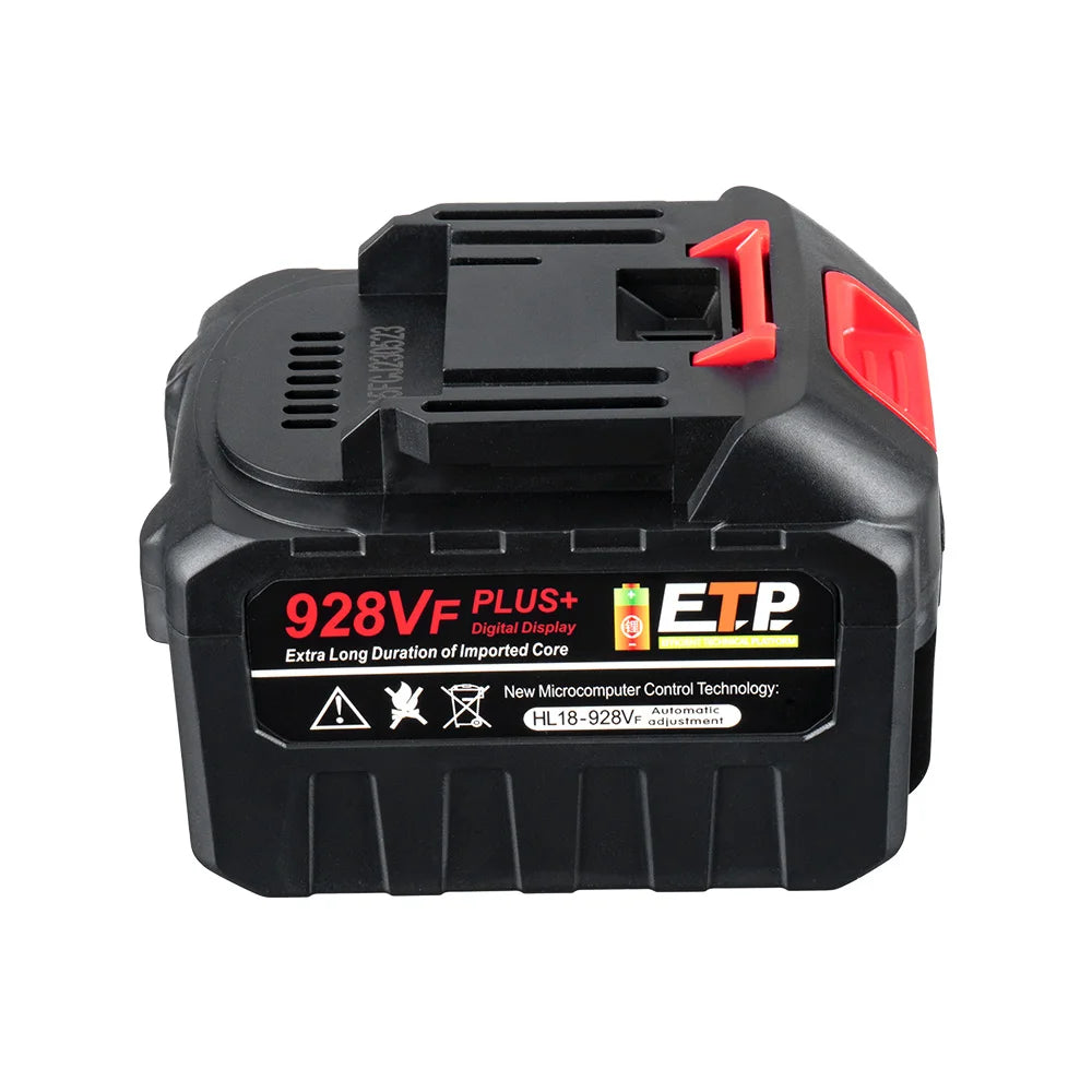 388VF Plus 928VF Plus Lithium Battery With LED Display 30000mAh 22500mAh Li-lon Battery Rechargeable For Makita 18V Power Tool