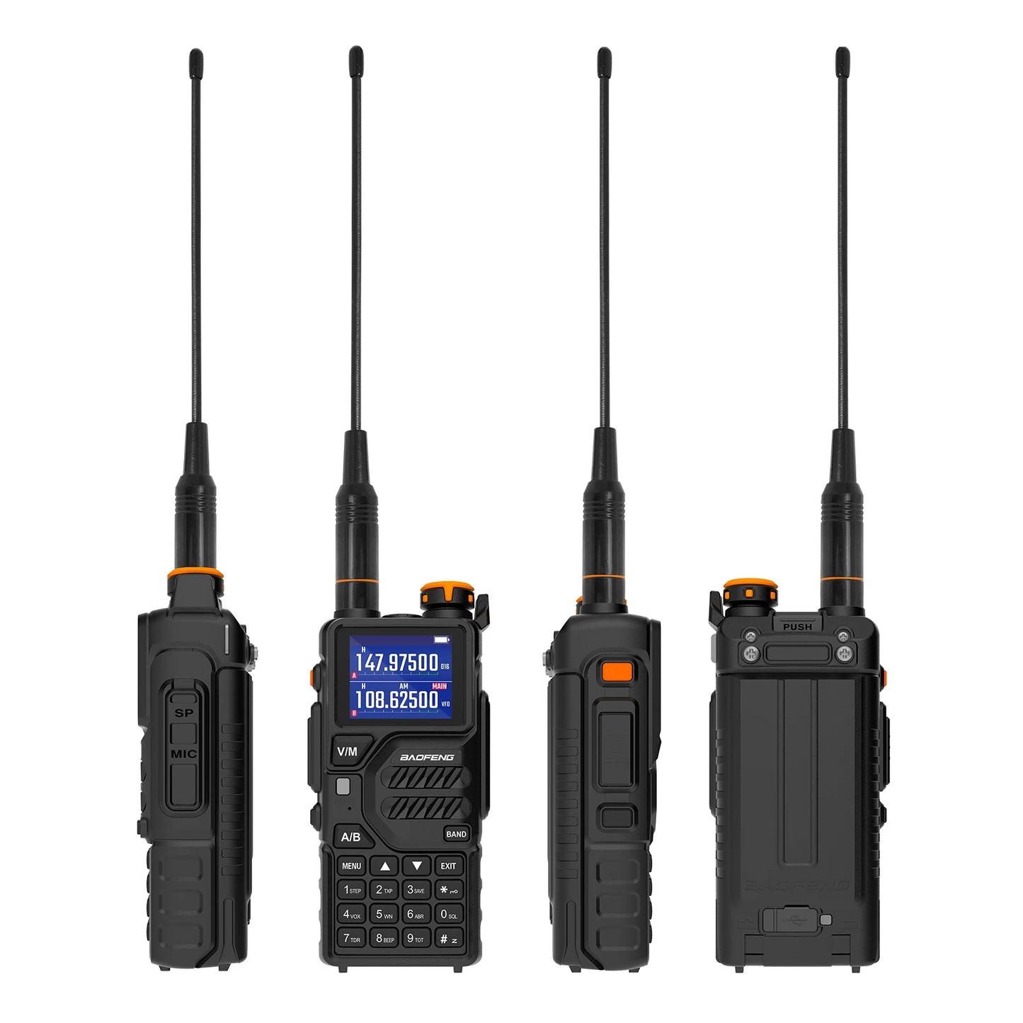 Baofeng UV K5 Plus Walkie Talkie Portable Am Fm TwoWay Radio Comumicador Station Amateur Ham Wireless Long Range Receiver Radios