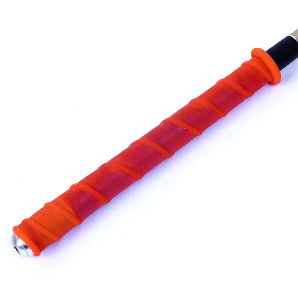 Fishing Rod Grip Wrap Strap Absorbing Colors 17CM Silicone 1pcs High Quality Fishing Tackle Gear Accessories