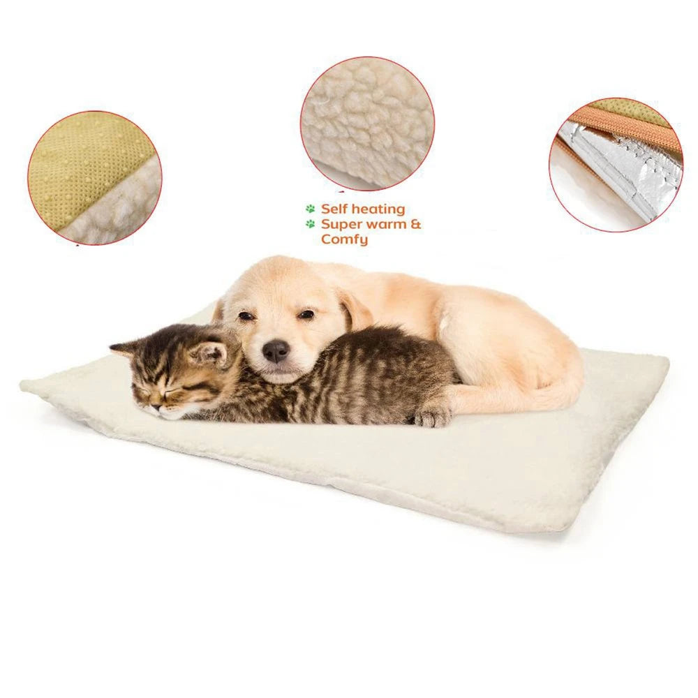 Pet Thermal Mat Dog Bed Self Heating Pet Pads Dog Blanket Cat Bed Blanket Sofa Cushion Home Rug Keep Warm Sleeping Cover