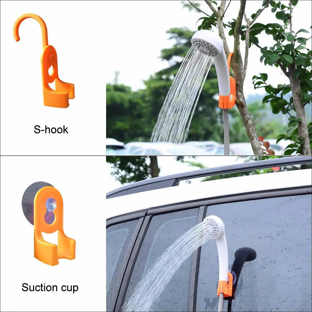 Portable Camping Shower Outdoor USB Rechargeable Electric Shower Pump for Camping Car Washing Gardening Pet Cleaning Beach