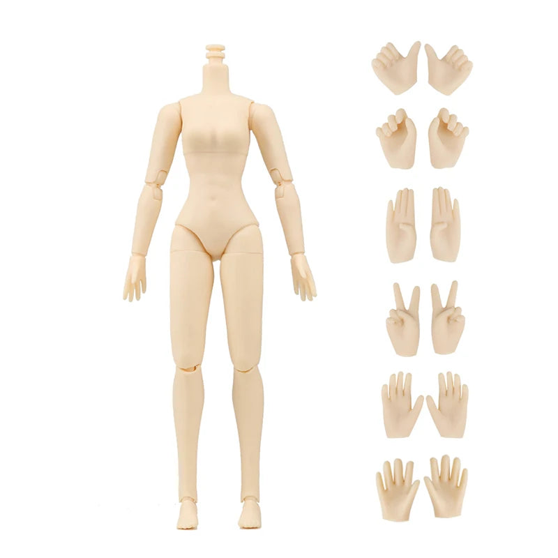 21cm Doll Figure Body Multi-Joints Movable Slim Doll Yoga Body White Brown Coffee Beige Skin Doll Figures Multi Color Doll Toys