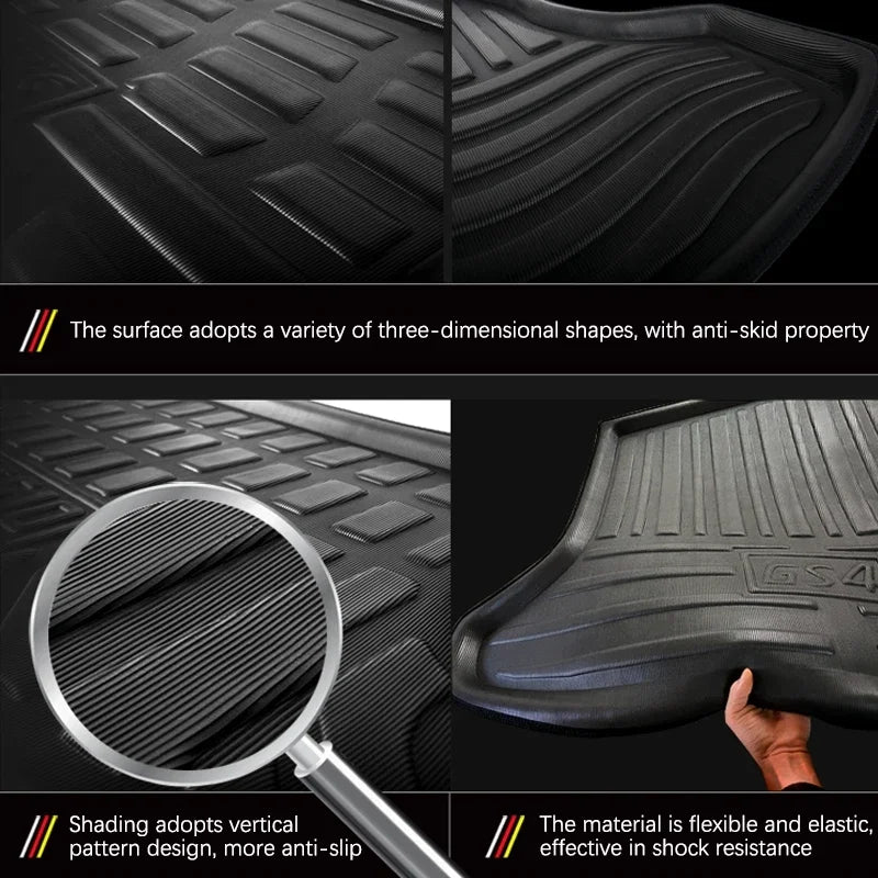 For Geely Coolray 2024 2023 2022 2021 2020 2019 SX11 X50 Car Accessories Trunk Mat Floor Tray Waterproof Cargo Boot Carpet Parts