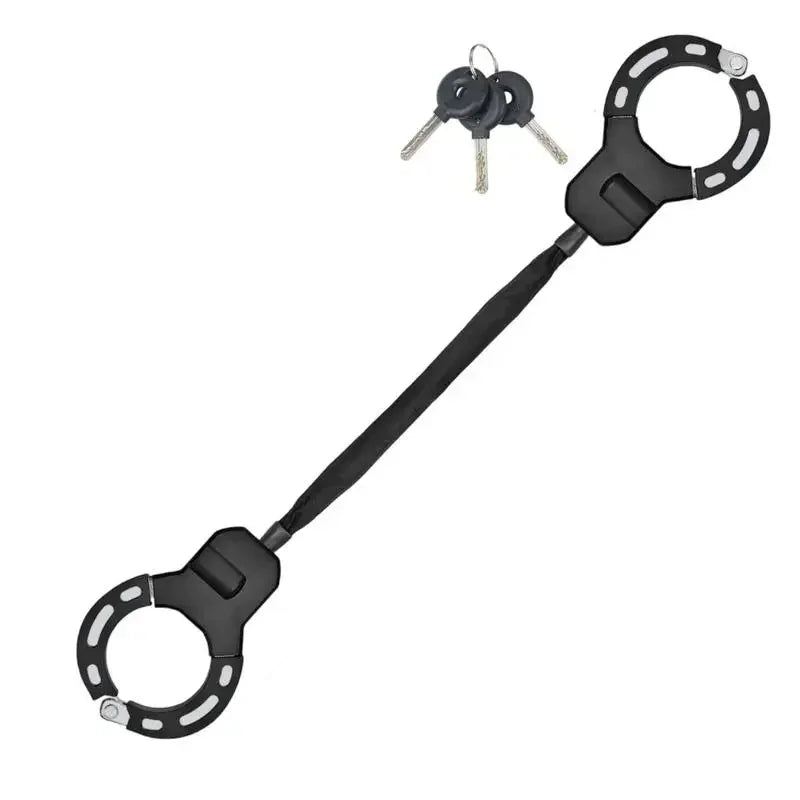 Motorcycle Anti-Theft Alloy Steel Handcuff Lock Heavy Duty Security Lock for Scooters Bicycles Prams E-Scooter Bike Accessories