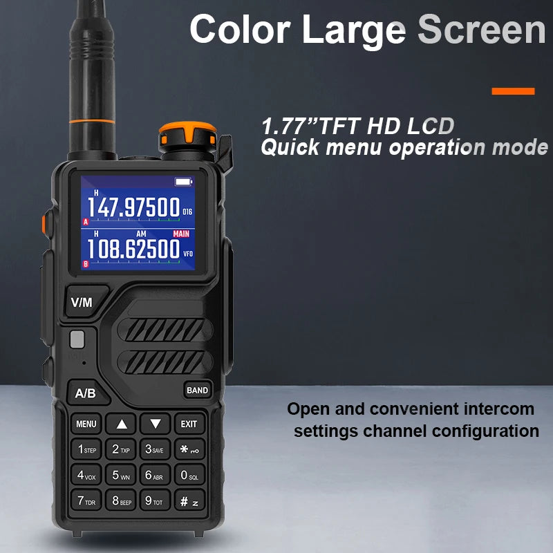 Baofeng UV K5 Plus Walkie Talkie Portable Am Fm TwoWay Radio Comumicador Station Amateur Ham Wireless Long Range Receiver Radios