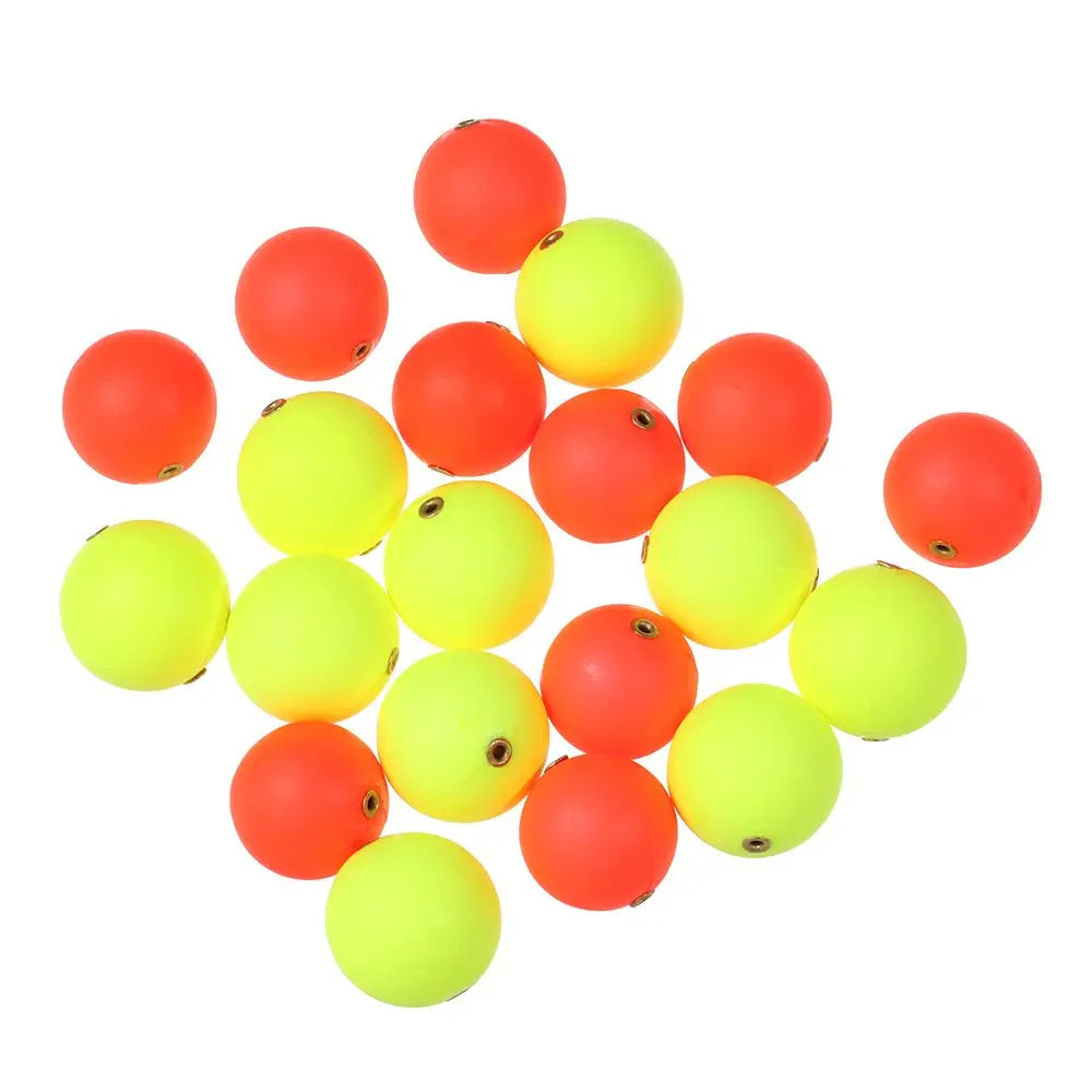 10Pcs EPS Foam Hard Fishing Float Bobber Buoyancy Ball Float Gear Fish Float Outdoor Floating Fishing Tackle 20mm/24mm/27mm/30mm