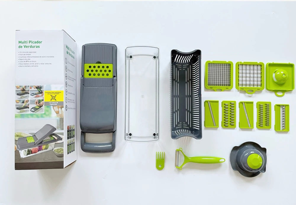 Vegetable Cutter Multifunctional Slicer Fruit Potato Peeler Carrot Grater Kitchen accessories basket vegetable slicer