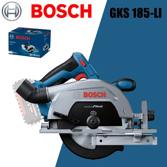 Bosch GKS 185-LI Cordless Circular Saw 18V Portable Woodworking Electric Saw 165mm 5000RPM Power tools