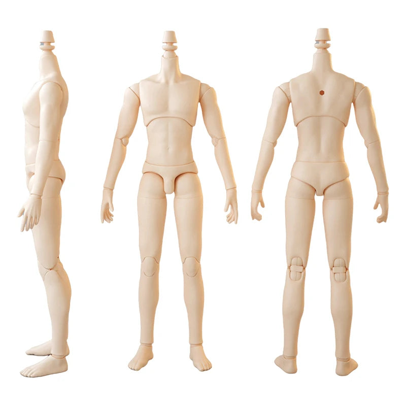 YMY23/25 male Body Joint Doll DIY Boy girl Body for obitsu 11, GSC Head, Ob22,ob23,BJD Doll Accessories Toy