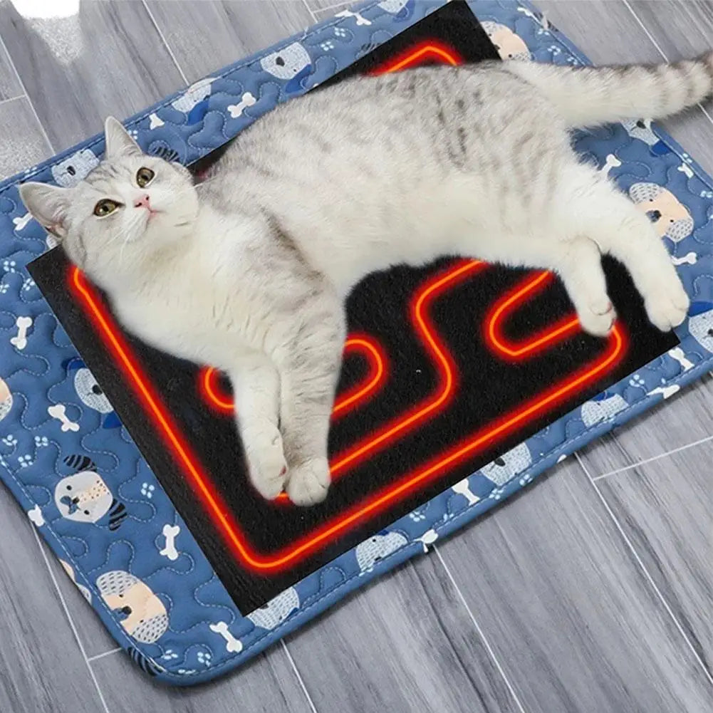 USB Seat Cushion Heater USB Heating Film Warm Folding Heated Sheet Car Seat Mat Cushion Pet Reptile Winter Warm Pads