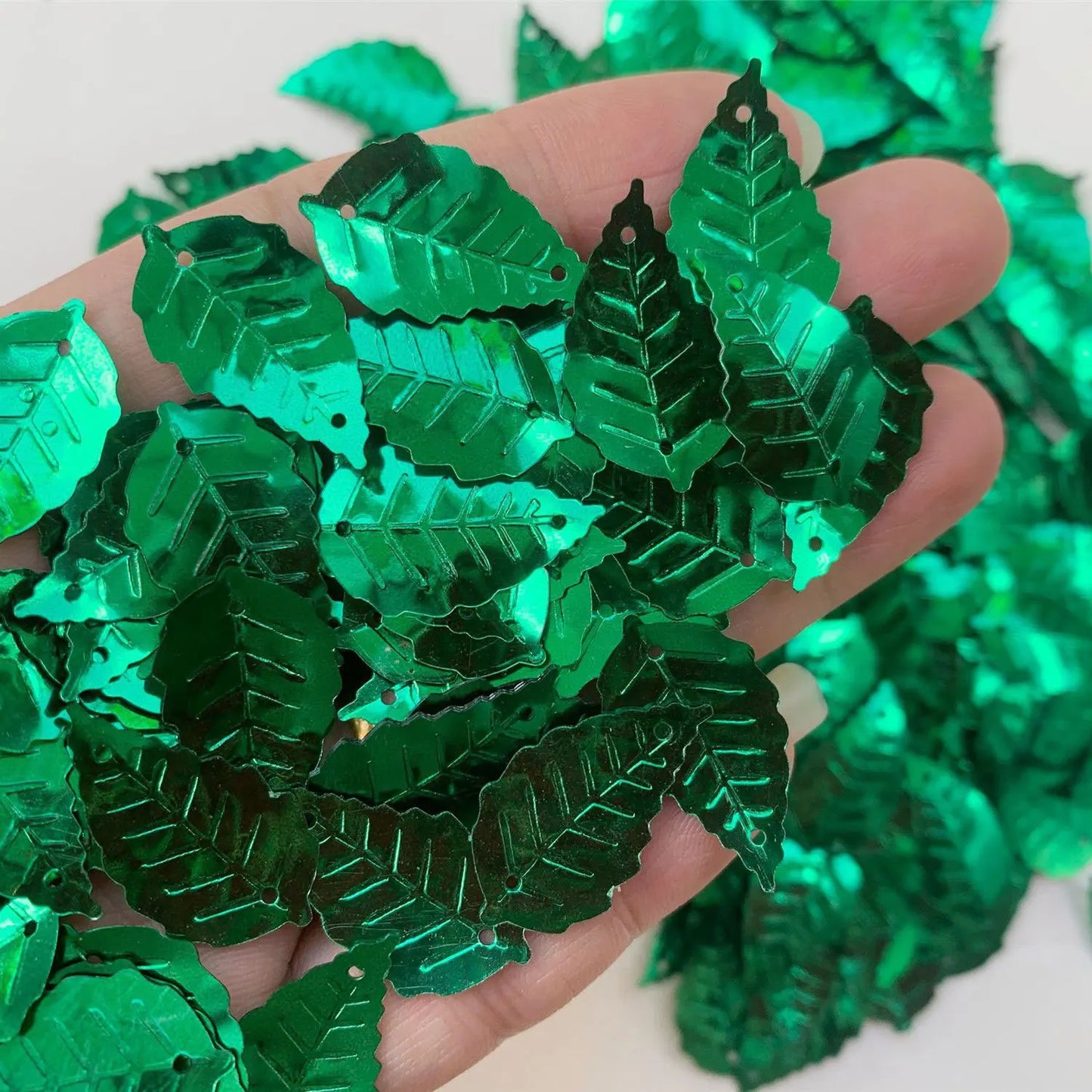 Sequins 16mm/25mm PVC Leaves Loose Sequins Sequins Sewing Wedding Decoration Accessories Crafts Decoration Accessories 10g/20g