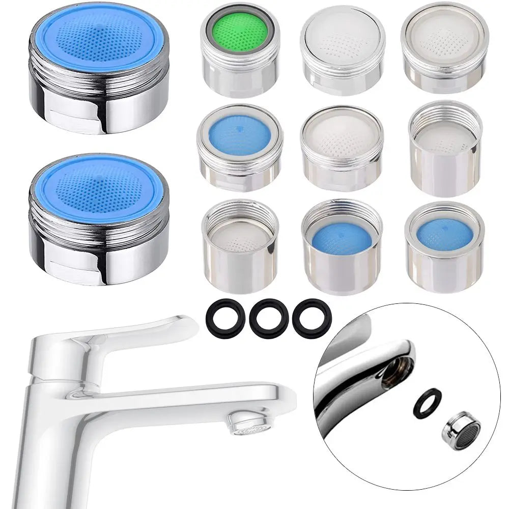 18/20/22/24/28mm Male Famale Tap Aerator Water Saving Filter Nozzle Faucet Accessories Bathroom Kitchen Home Improvement